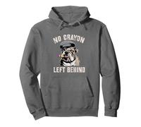 Mignon No Crayons Left Behind Team Military My Soldier Bulldog Sweat à Capuche