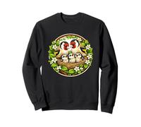 Mignon Oiseau ornithologue ornithologue Printemps Oiseau Chanteur Poussin Sweatshirt