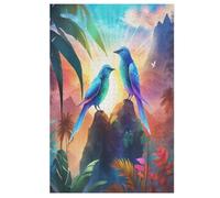 Mignon Oiseau Puzzles Adulte 1000 Pieces Cadeau Famille Puzzle Classique 3D EnfantsJouet en Bois Cadeau Unique (78×53cm)