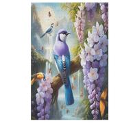 Mignon Oiseau Puzzles Adulte 1000 Pieces Cadeau Famille Puzzle Classique 3D EnfantsJouet en Bois Cadeau Unique (78×53cm)