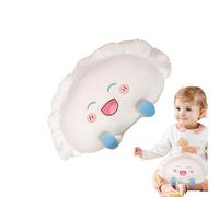 Mignon oreiller en forme de boule de pâte de dessin animé, en peluche en forme de boule de pâte de masse, décoration d'intérieur sûre et inodore pour chambre à coucher, salon, salle de jeux