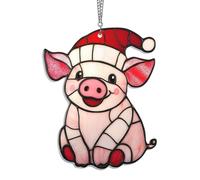 Mignon Ornements D'animaux De Ferme - Ornements D'animaux De Ferme Pour Arbre De Noël, Ornements D'animaux 2D En Acrylique Pour Arbre | Chapeau Design Animal Signe Décoration Va