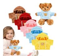 Mignon ours en peluche - 12 pouces, animal moelleux, ensemble de vêtements interchangeables | Ours doux, cadeau pour maman, petite amie, Saint , anniversaires, souvenirs, anniversaires, souvenirs