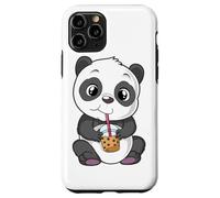 Mignon Panda Bear Choco Shake Sweets Bubble Tea Baby Teddy Coque pour iPhone 11 Pro
