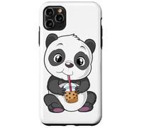 Mignon Panda Bear Choco Shake Sweets Bubble Tea Baby Teddy Coque pour iPhone 11 Pro Max