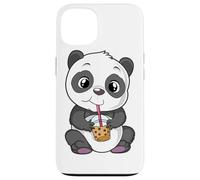 Mignon Panda Bear Choco Shake Sweets Bubble Tea Baby Teddy Coque pour iPhone 13