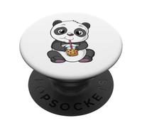 Mignon Panda Bear Choco Shake Sweets Bubble Tea Baby Teddy PopSockets PopGrip Adhésif