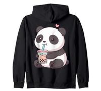 Mignon Panda Bubble Tea Kawaii Anime Pandas Amant Filles Sweat à Capuche