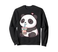 Mignon Panda Bubble Tea Kawaii Anime Pandas Amant Filles Sweatshirt