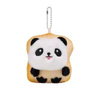 Mignon Panda Keyring - Accessoire de, jouet doux en peluche | Mini pendentif animal | Support de sac avec boucle porte-clés pour sacs à dos, portefeuilles, sacs de voyage et cadeaux pour fa