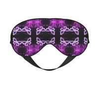 Mignon papillon violet pour le sommeil des yeux, design mis à jour, blocage de la lumière, aveuglage des yeux de nuit, hommes et femmes, travail de quart de travail, voyage