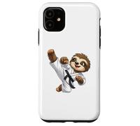 Mignon Paresseux Karaté Kid Arts Martiaux Coque pour iPhone 11