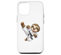 Mignon Paresseux Karaté Kid Arts Martiaux Coque pour iPhone 12/12 Pro