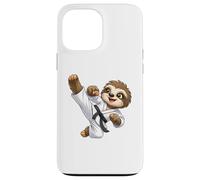 Mignon Paresseux Karaté Kid Arts Martiaux Coque pour iPhone 13 Pro Max
