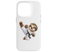 Mignon Paresseux Karaté Kid Arts Martiaux Coque pour iPhone 14 Pro