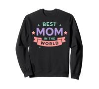 Mignon pastel Best Mom in the World Sweatshirt