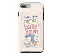 Mignon pâtisserie Humour Mental Bake Down from Scratch Humour Coque pour iPhone 7 Plus/8 Plus