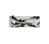 Mignon Paysage Chinois Impression Bébé Bow Bandeau - Pleine Lune Cadeau pour Nouveau-Nés Tout-Petits - Cheveux Doux Pour La Peau
