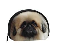 Mignon Pékin Mini Sac de Rangement Shell Portefeuille Petit Porte-Monnaie avec Mini Fermeture À Glissière Changement Sac pour Clés Pièces Vous pouvez également stocker Tous Les Petits Objets Qui, Noir