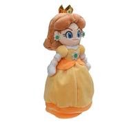 Mignon Peluche Princesse Daisy Super Mario Elle portait une robe orange et une couronne d'or 10,2""11