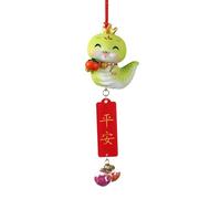 Mignon Pendentif d'Année Serpent | Ornement de Serpent Nouvel An Chinois | Pendentif Résine | Mascotte de Voiture pour le Nouvel An Lune Et Décoration De La Maison Pour La Prospérité - 6,69 Pouces