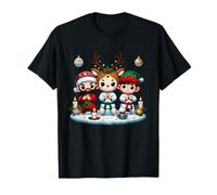 Mignon Père Noël, renne elfe, karaté, judo, arts martiaux, Noël T-Shirt