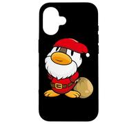 Mignon Petit Canard du Père Noël pour Noël Coque pour iPhone 16