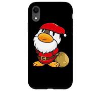 Mignon Petit Canard du Père Noël pour Noël Coque pour iPhone XR