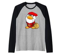 Mignon Petit Canard du Père Noël pour Noël Manche Raglan
