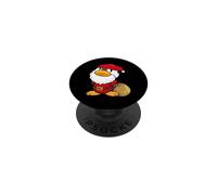 Mignon Petit Canard du Père Noël pour Noël PopSockets PopGrip Adhésif