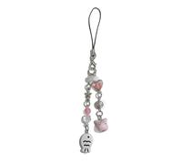 Mignon Petit Poisson Couleur Téléphone Lanière Doux Frais Perlé Chaîne De Téléphone Portable À La Mode Esthétique Téléphone Portable Pendentif Caméra Charmes