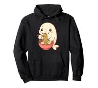 Mignon Phoque Mangeant Ramen Kawaii Art Amateur de Nourriture Sweat à Capuche