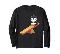 Mignon Pingouin amitié Terrain de Jeu balançoire Manche Longue