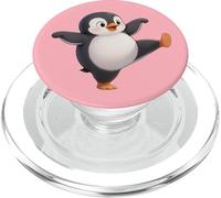 Mignon Pingouin Dansant Kung Fu Cartoon PopSockets PopGrip pour MagSafe