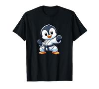 Mignon Pingouin karaté Combattant d'arts Martiaux T-Shirt