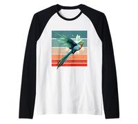 Mignon Quetzal Coloré Réaliste Mignon Quetzal Amant D'Oiseau Manche Raglan