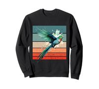 Mignon Quetzal Coloré Réaliste Mignon Quetzal Amant D'Oiseau Sweatshirt