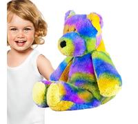 Mignon Rainbow Bear - Jouet en peluche coloré | Poupée d'ours douce et câline pour garçons, filles, garçons, filles, garçons, cadeaux à collectionner pour anniversaire, Noël, Thanksgiving