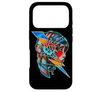 Mignon Retro Girl Lightning Bolt Tattoo Flash Coque pour iPhone 17 Pro