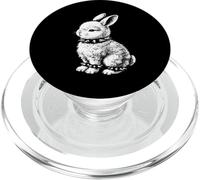 Mignon Rocker Lapin Metal Musique Emo Punk PopSockets PopGrip pour MagSafe