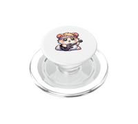 Mignon Rock'n'Roll Hamster Music Lover, Guitare, Rockstar PopSockets PopGrip pour MagSafe