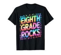 Mignon Rocks de huitième année dernier Jour Mignon citrouilles Professeur T-Shirt