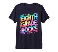 Mignon Rocks de huitième année dernier Jour Mignon citrouilles Professeur T-Shirt Haut de Gamme