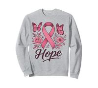 Mignon Ruban Rose Espoir Cancer du Sein Mois de Sensibilisation au Mois d'octobre Sweatshirt