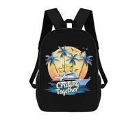 Mignon Sac À Dos d'affaires J'adore Quand Nous Naviguons Ensemble en Famille Sacs À Dos Multicolore Sac À Dos De Voyage pour Scolaires, Randonnée, Loisir, 42X32X14Cm