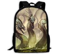 Mignon Sac À Dos D'École Hydra Mon-Ster Sacs De Voyage Imprimé Cartable Scolaire pour Trekking, Loisir, Gym, 42X32X14Cm
