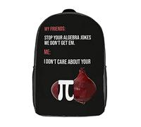 Mignon Sac À Dos Scolaire Physicien Mathématique Drôle Sacs De Voyage Multicolore Sacs D'École Loisir pour Gym, Voyage, Trekking, 42X32X14Cm
