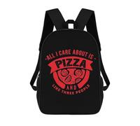 Mignon Sacs À Dos Tout Ce Qui M'Intéresse, C'est La Pizza Sac À Dos De Voyage Casual Sacs D'École Loisir pour Gym, Scolaires, Voyage, 42X32X14Cm