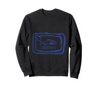 Mignon Sardine Ocean Fish Sea Life Graphic Sweatshirt