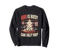 Mignon Secrétaire Occulte Chèvre Humour Can I Help You Sweatshirt